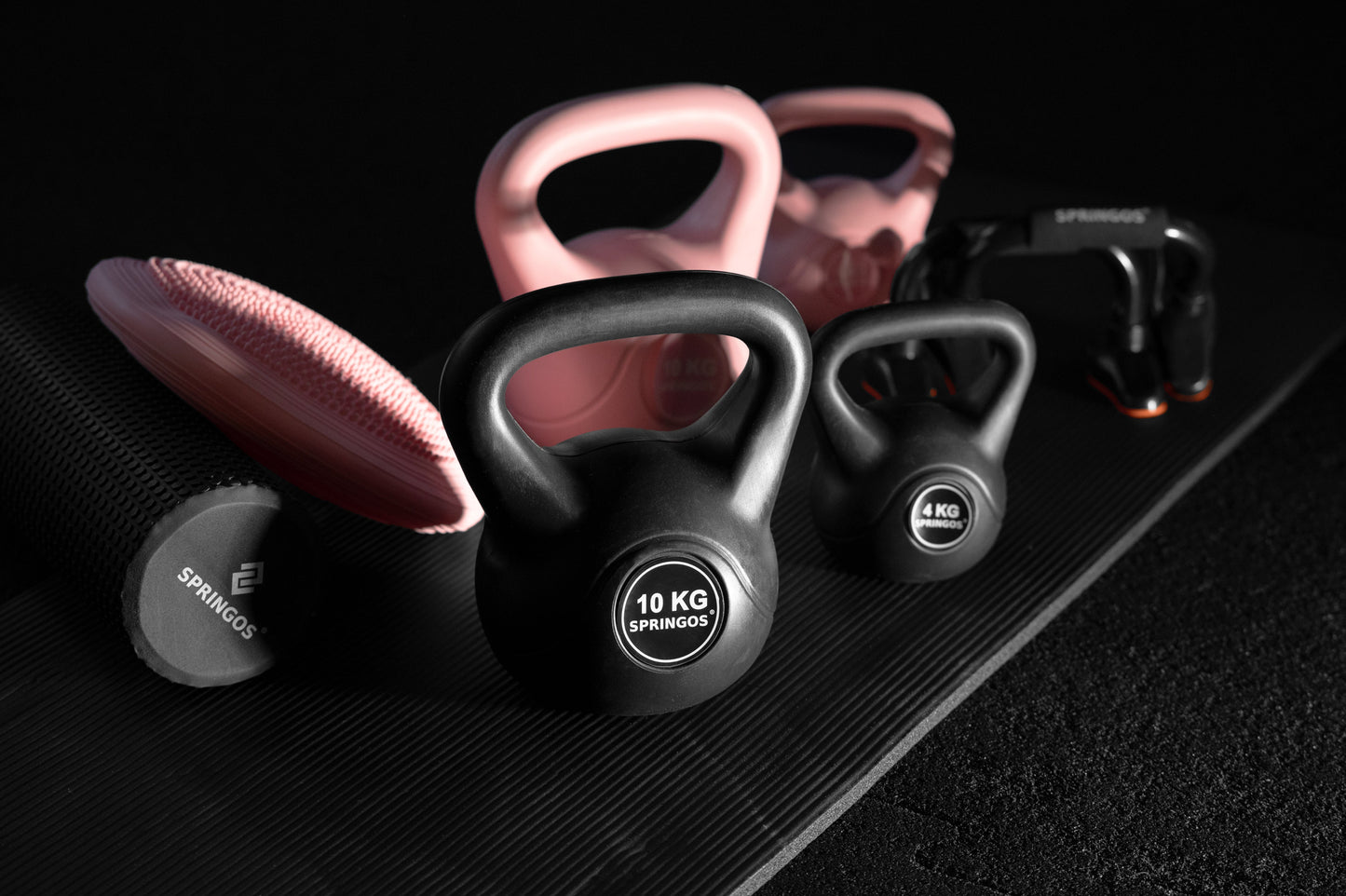 Kettlebell | Zwart | 4 kg