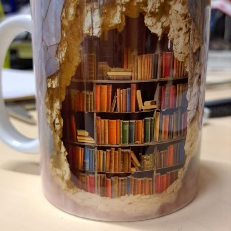3D Koffiemok Boekenplank