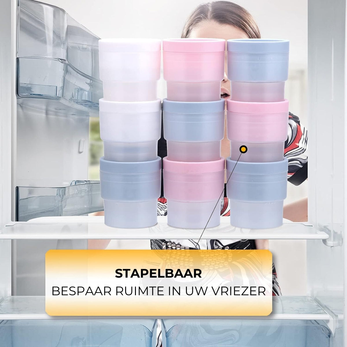 Ijsbal Gietvorm (sets van 3 stuks)
