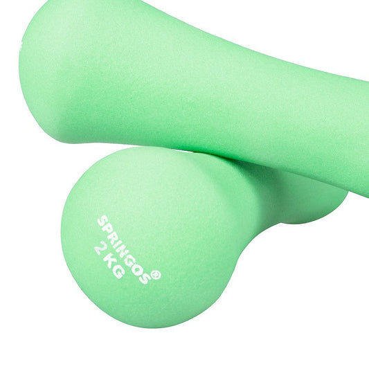 Dumbbell Set - 2 KG - Groen