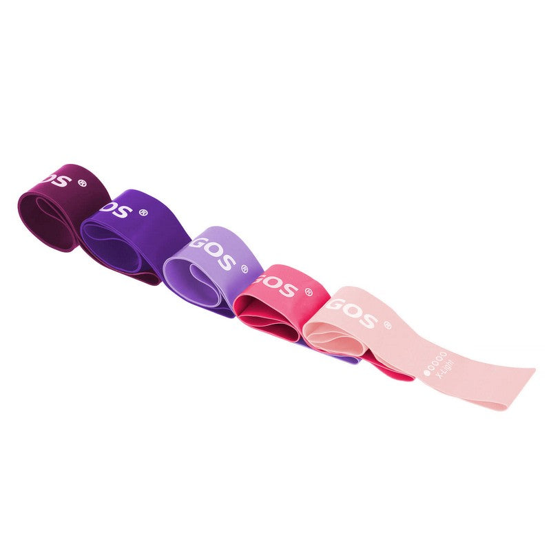 Weerstand Band Set | Weerstandselastieken | Weerstand Set | Fitness Elastiek | 5 stuks | Paarstinten