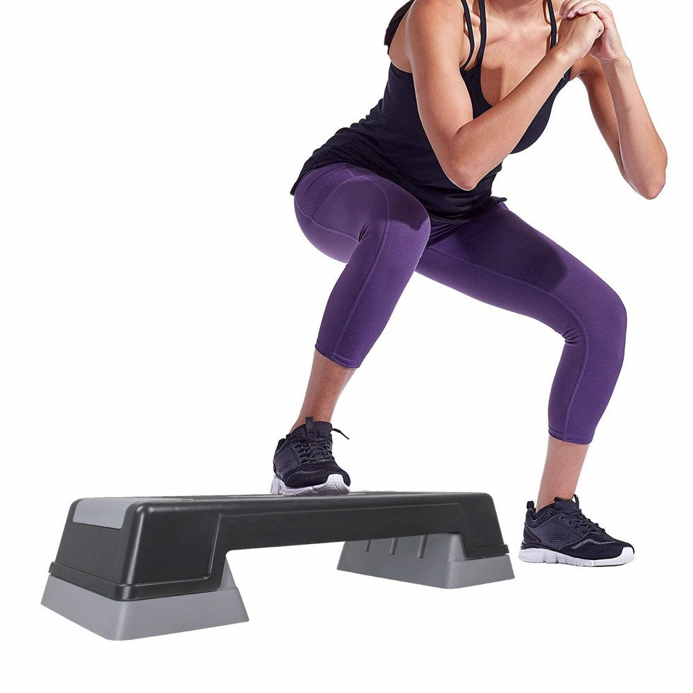 Aerobic Stepper | Verstelbaar | Zwart/Grijs
