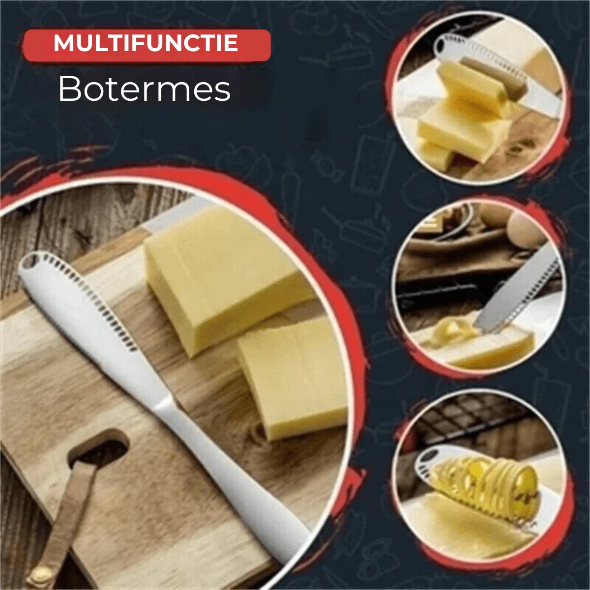 Roestvrijstalen botermes
