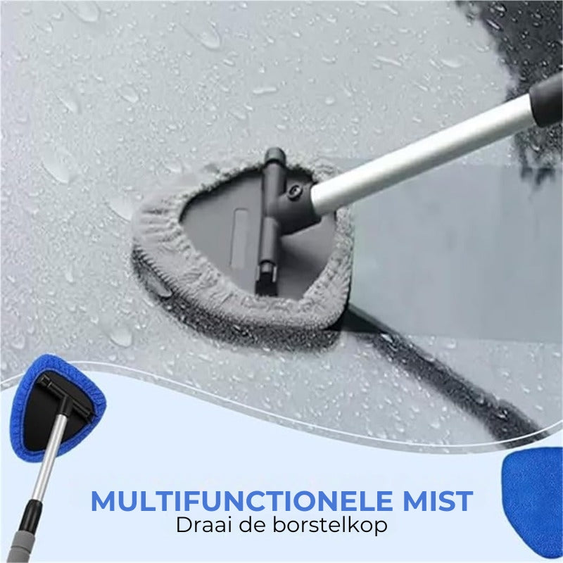 Roterende microvezel autoruitreiniger