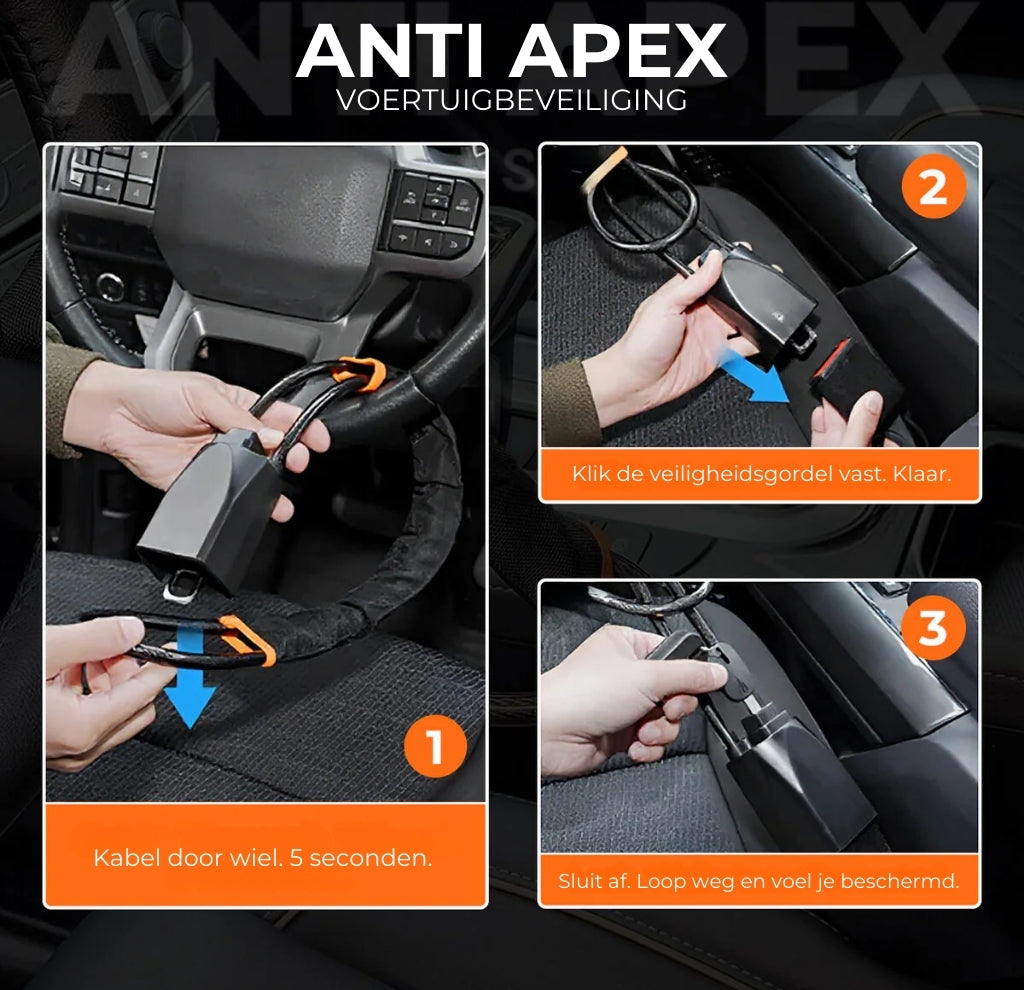 APEX™ Opritbeschermer Stuurslot