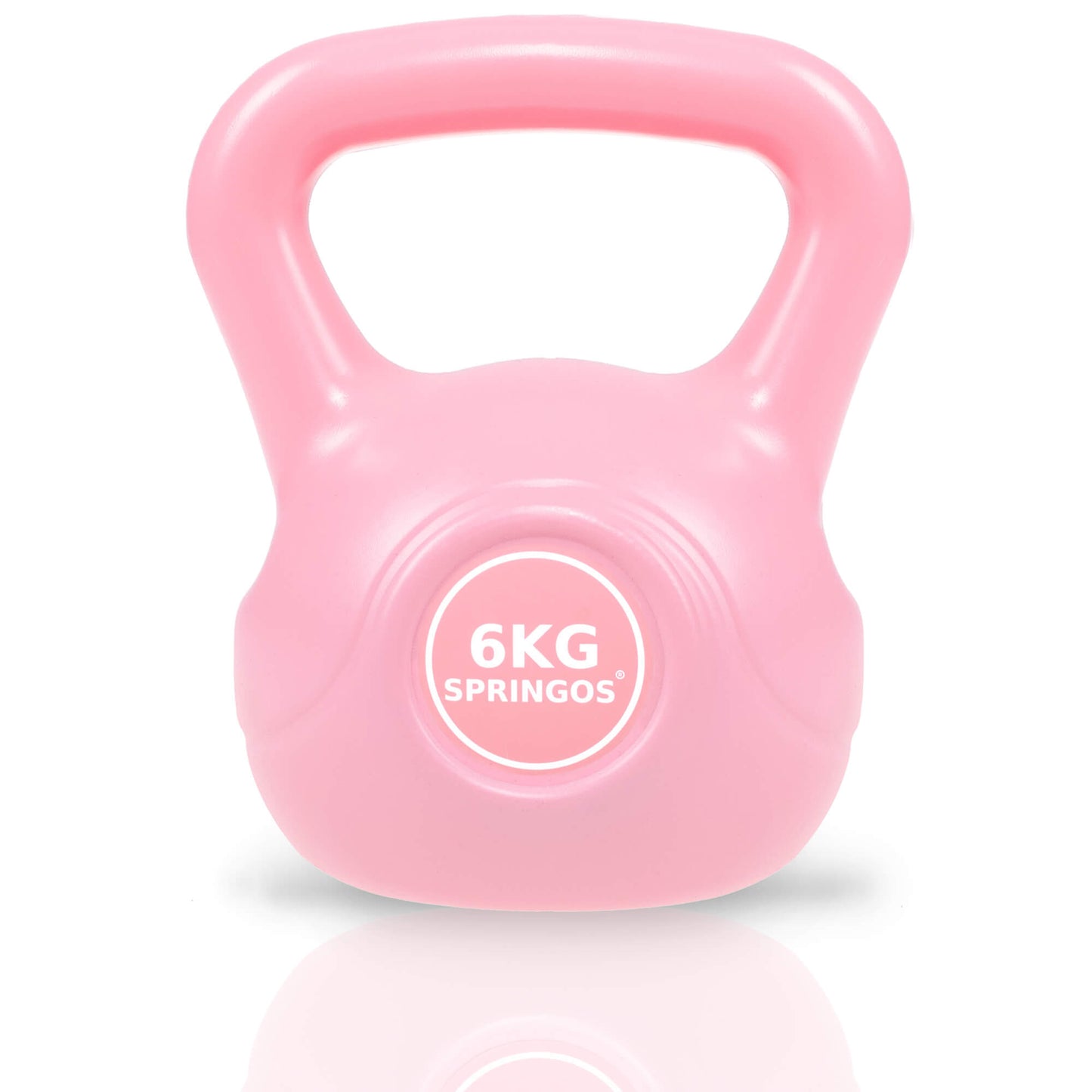 PVC Kettle Bell | Kettlebell | 6 kg | Roze