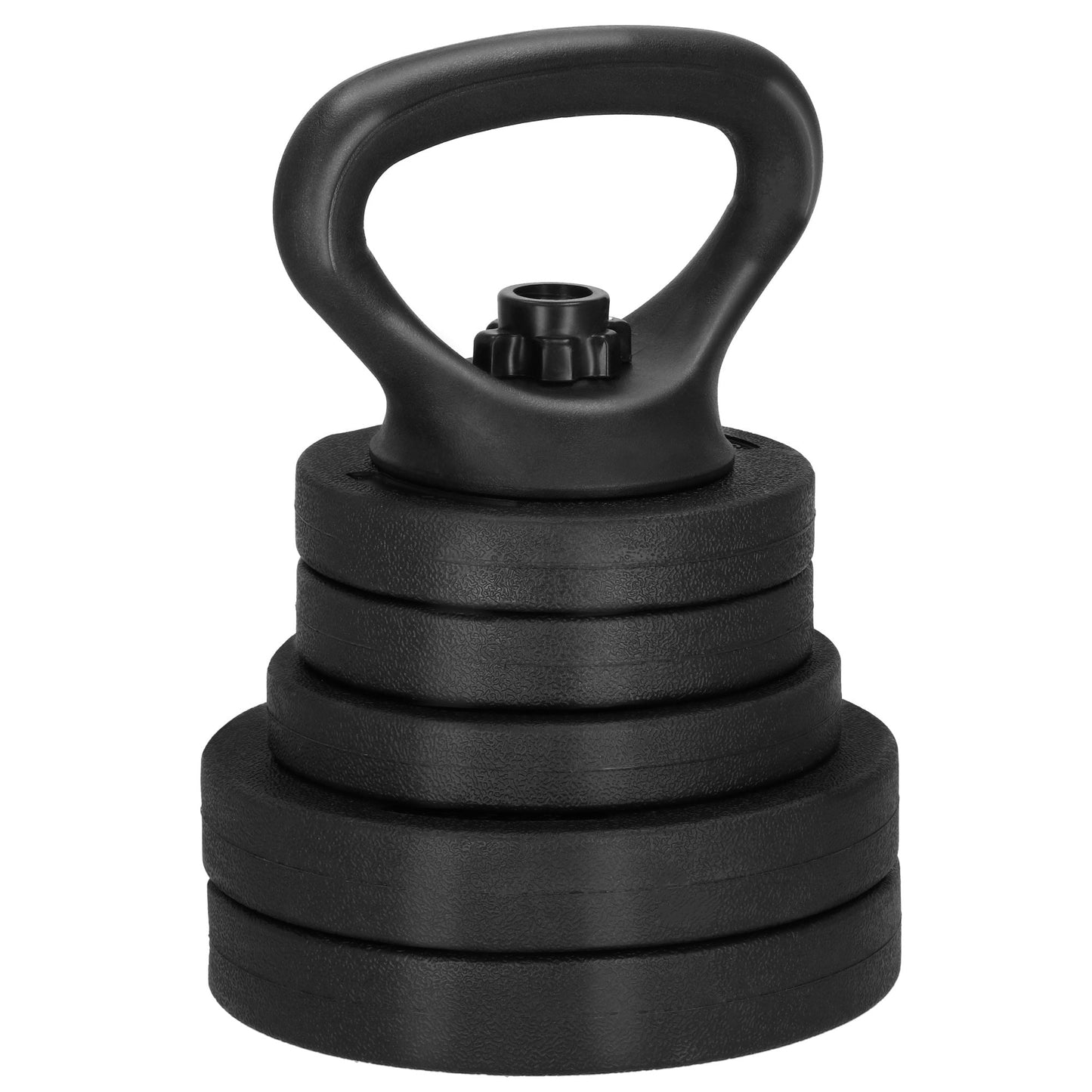 Dumbellset - 6 in 1 Kettlebell Pro Set - 30 KG - Halter Verlengstuk - Verstelbaar - Complete Set - Thuis Sporten - Zwart