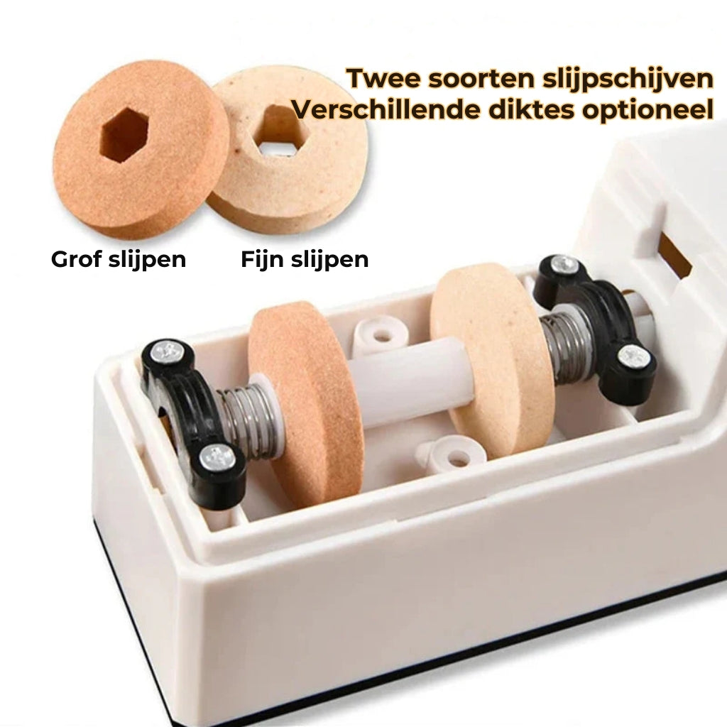 Professionele elektrische messenslijper – meerdere hoeken voor keuken- en outdoor messen