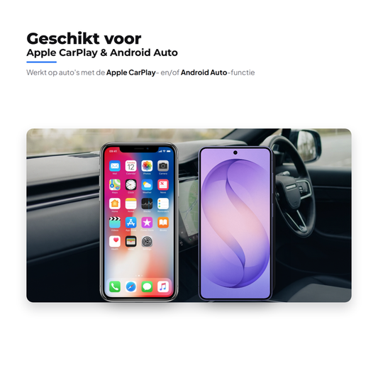 Ferosi Drive — Ultra Mini Draadloze CarPlay & Android Auto Adapter