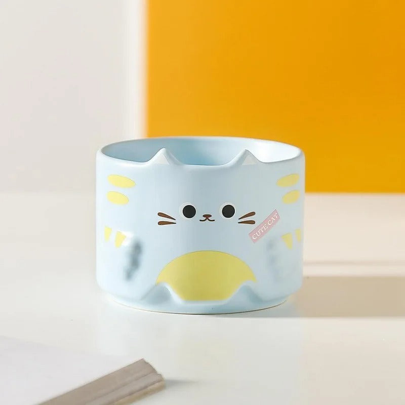 Stapelbare Keramische Kattenmokken