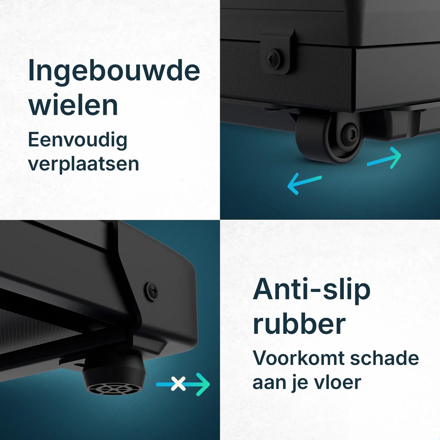 Ferosi 3-in-1 Compacte Loopband - 1-6 km/h