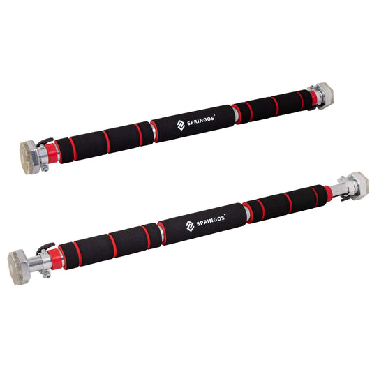 Pull Up Bar - Optrekstang - Staal - Zilver - 60-100 CM - 300KG