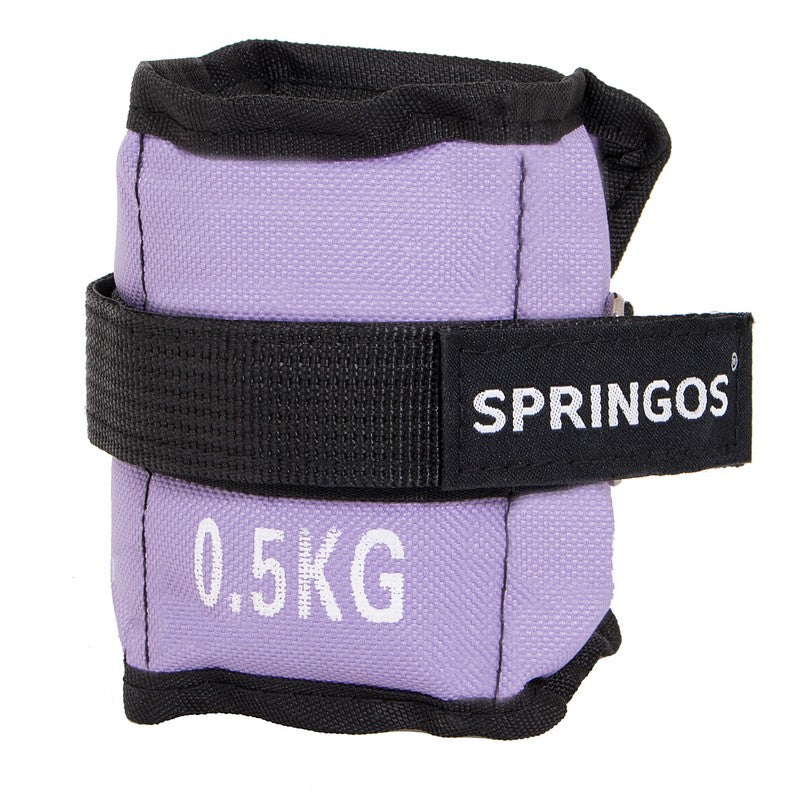 Pols- en enkelgewicht | 2 Stuks | 0.5 kg | Paars