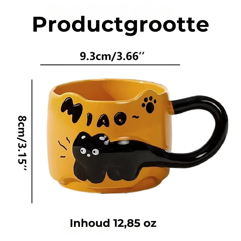 Stapelbare Keramische Kattenmokjes