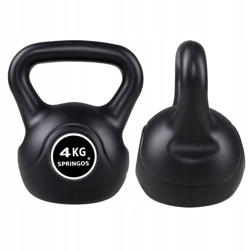 Kettlebell | Zwart | 4 kg