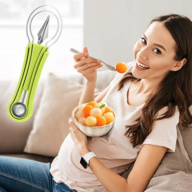 Meloen Snij- & Schep Set - 4-in-1