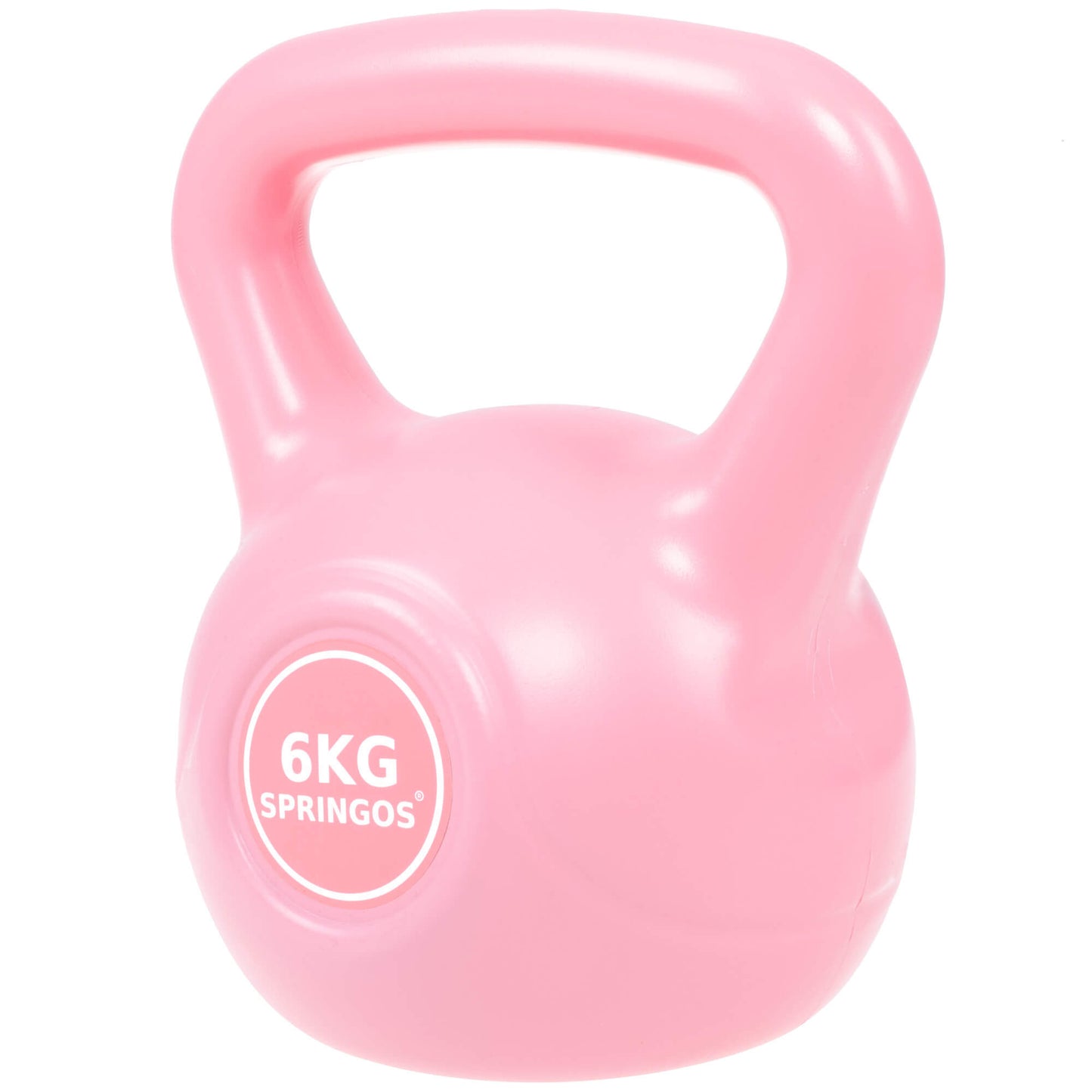 PVC Kettle Bell | Kettlebell | 6 kg | Roze