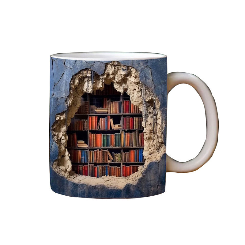 3D Koffiemok Boekenplank