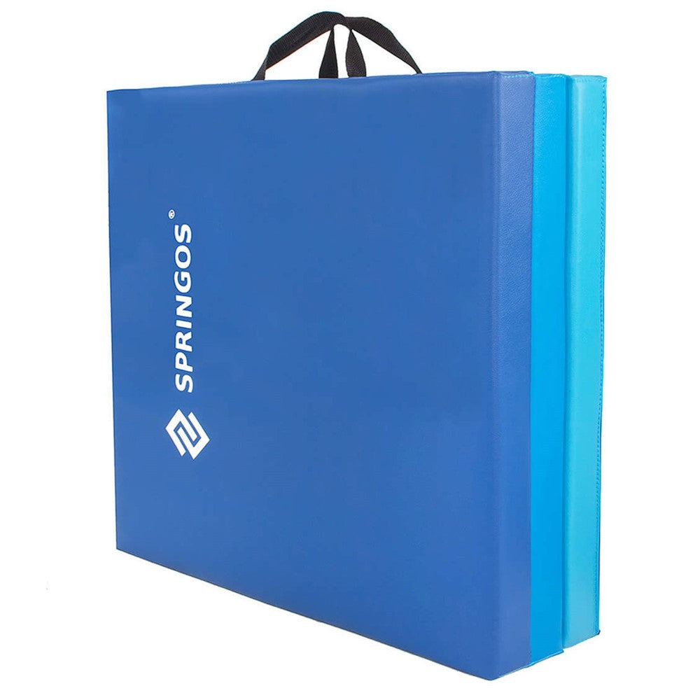 Fitnessmat | 3 Delig | 180 x 60 x 5.5 cm | Blauw