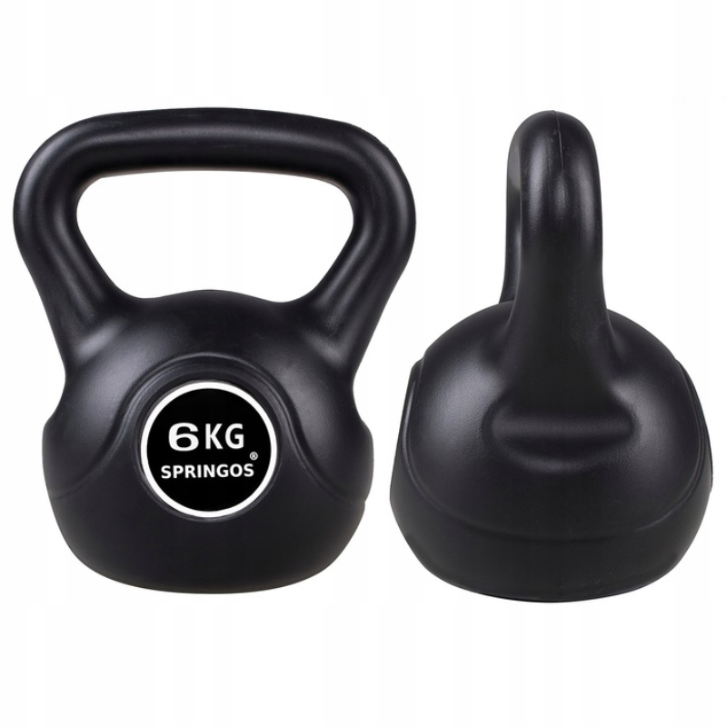Kettlebell | Zwart | 6 kg