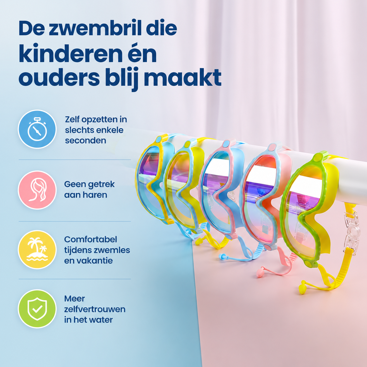 ClearDive Zwembril | Klik & Vast