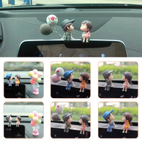 Gelukkig Stel Popjes Auto Versiering