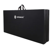 Fitnessmat | 4 Delig | 240 x 120 x 5.5 cm | Zwart