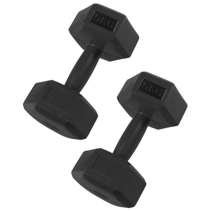 Dumbbell Set - 5 KG - Zwart - Oefengewichten