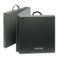 Fitnessmat - Sportmat - Premium Kwaliteit - Opvouwbaar - 3 Delig - 180 X 60 X 5.5 cm - Grijs