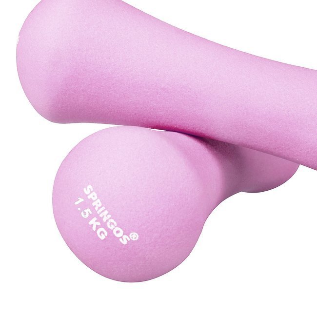 Dumbbell Set - 3 KG - Roze