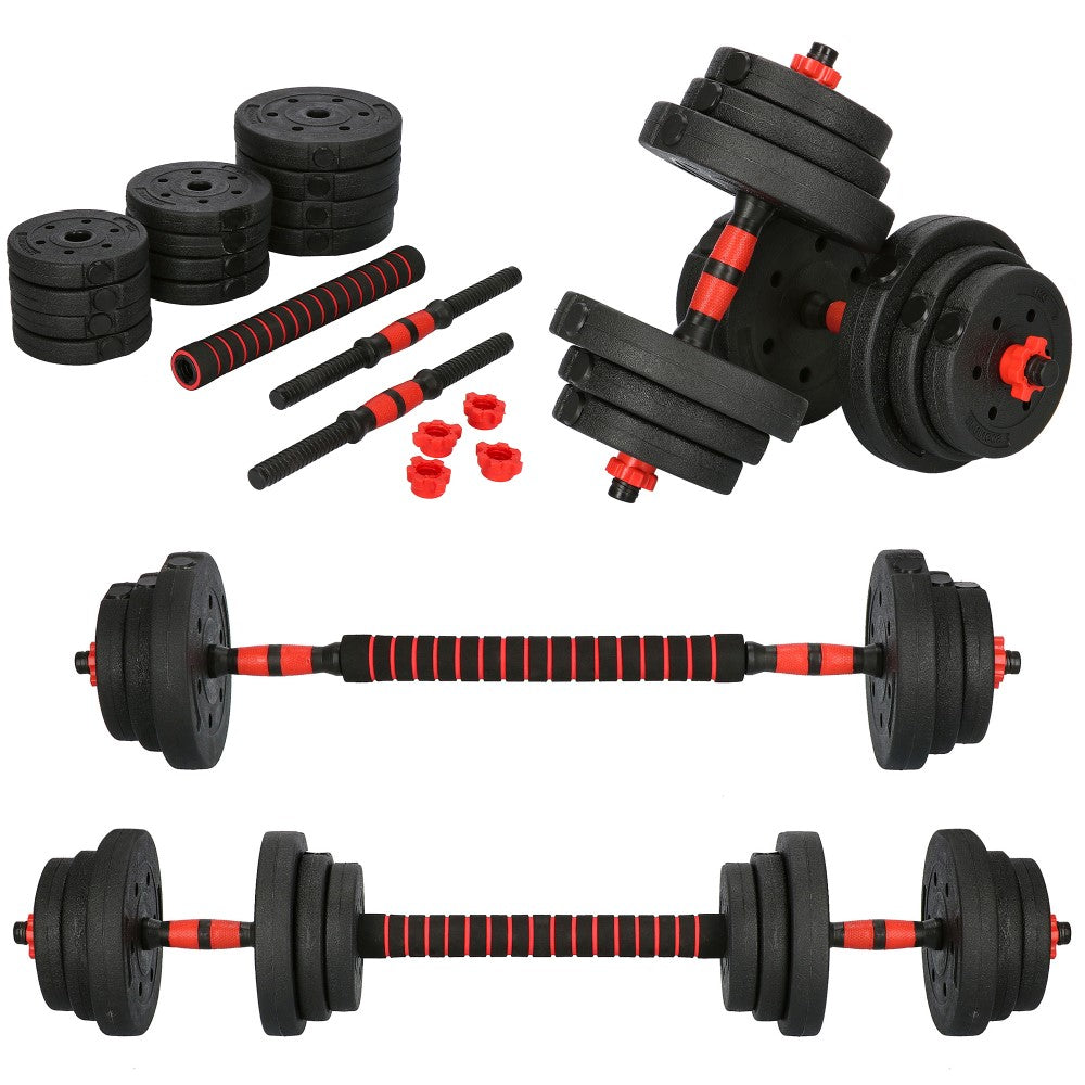 Dumbbell Set | 20 kg | Zwart/Rood