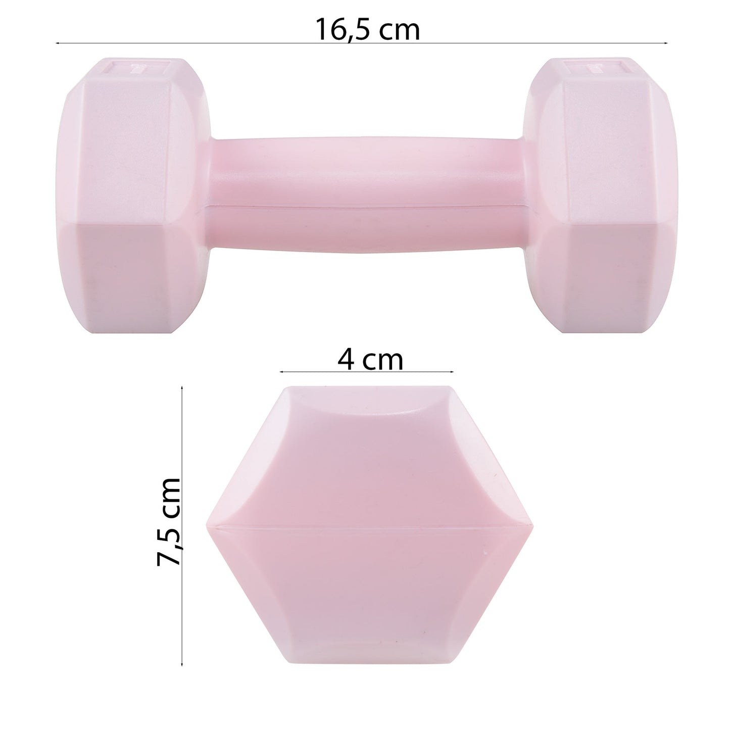 Dumbbell Set - 0.5 KG -  Roze - Oefengewichten