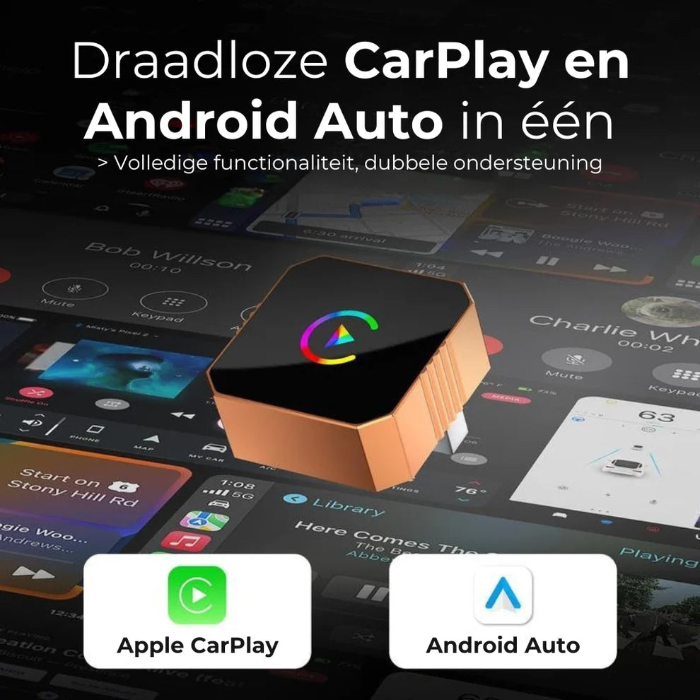 Draadloze CarPlay adapter V4