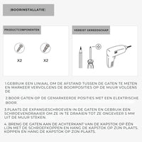 Creatieve Wandkapstok - Intrekbare Haken