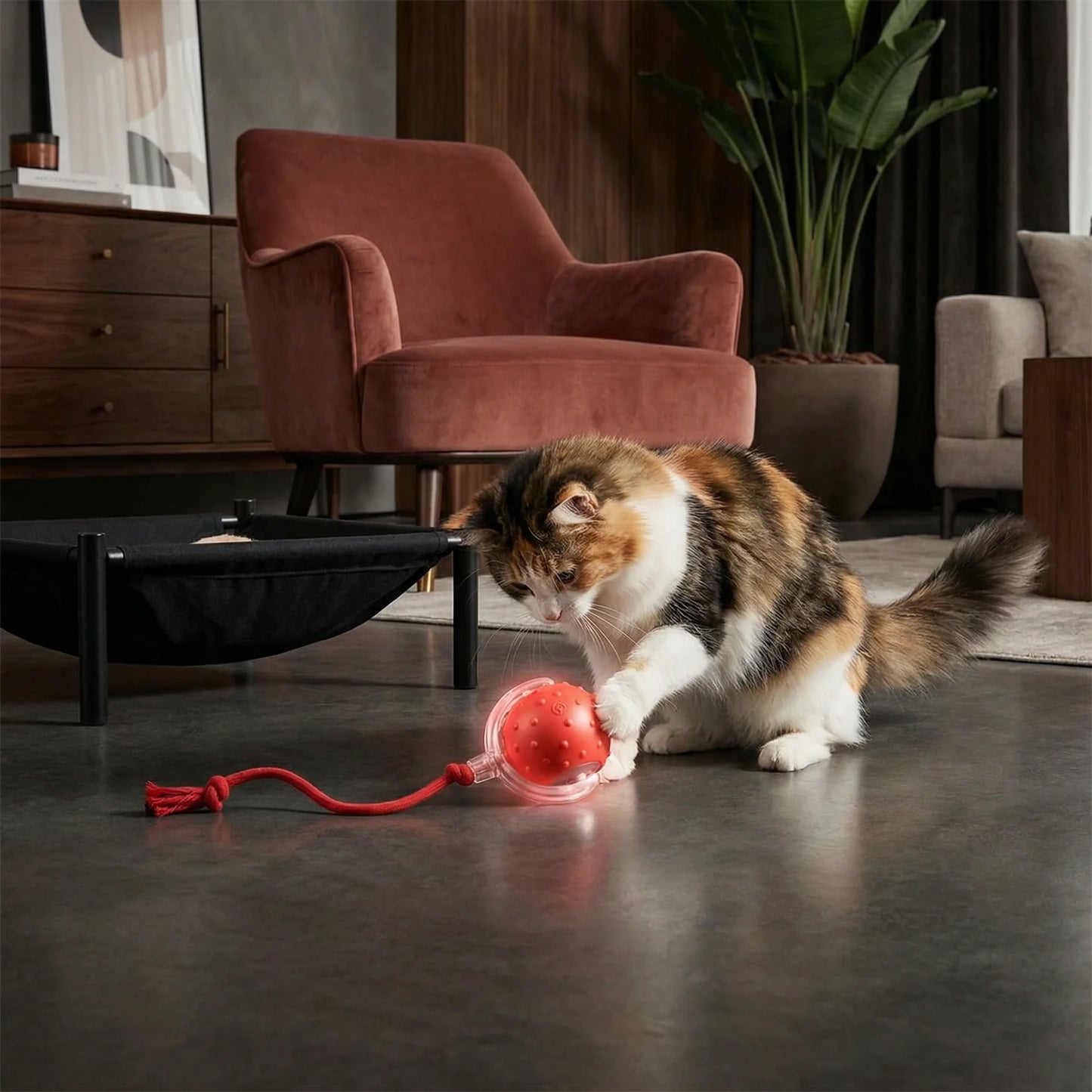 Interactieve Speelbal - Automatisch Bewegend Kattenspeelgoed