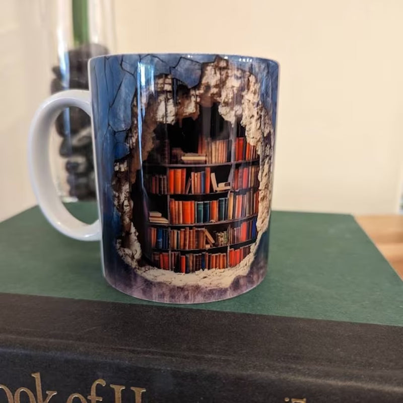 3D Koffiemok Boekenplank