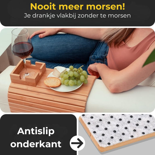 Bamboe Armsteun Plateau - De beste vriend van je sofa