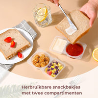 Herbruikbare snackbak
