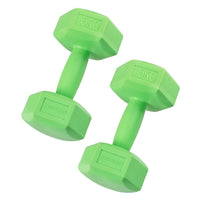 Dumbbell Set - 1,5 KG - Groen - Oefengewichten