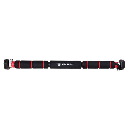 Pull Up Bar - Optrekstang - Staal - Zwart - 60-100 CM - 300KG