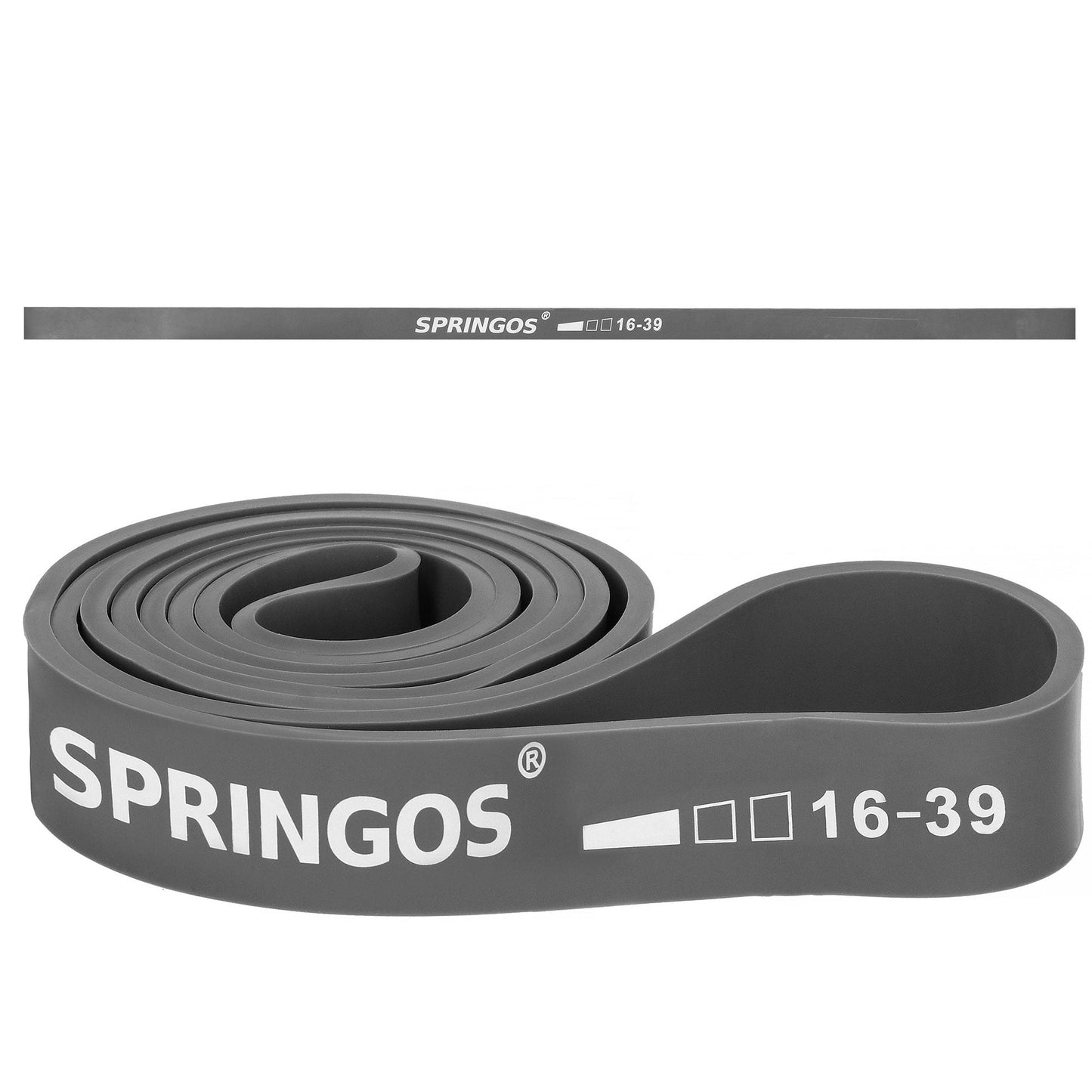 Weerstandband - Resistance band - Body - Exercise - Training - Grijs