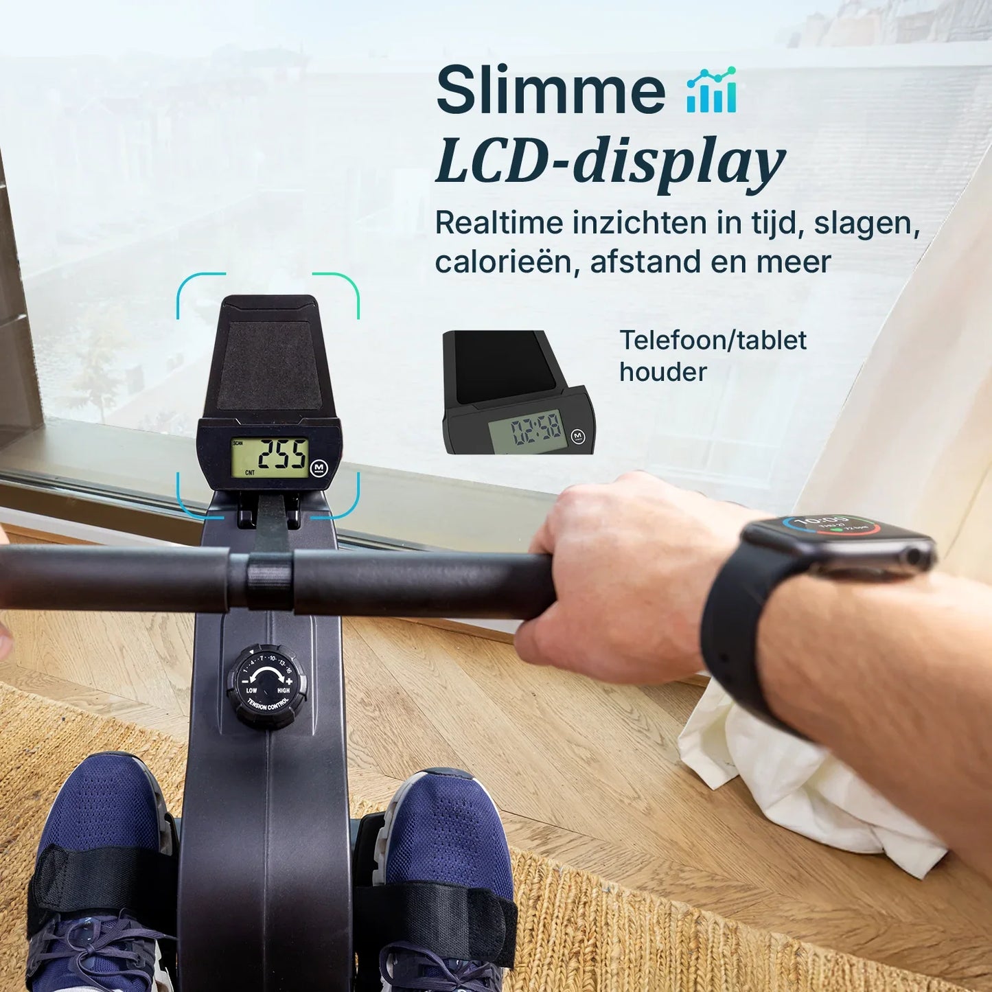 Flowsense Elvora Edge Roeitrainer
