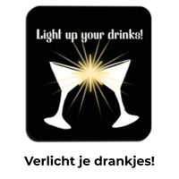 LED drankonderzetter - Automatische oplichting