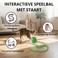 Interactieve Speelbal - Automatisch Bewegend Kattenspeelgoed