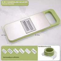 6-in-1 SafePrep mandoline-rasp