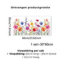 Kleurrijke Raamstickers Bloemmotief!