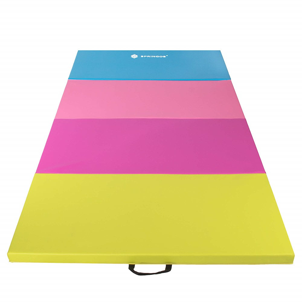 Fitnessmat | 4 Delig | 240 x 120 x 5.5 cm | Multicolor