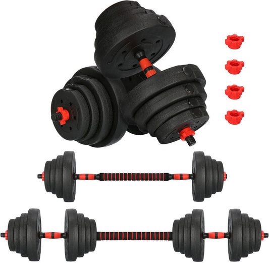 Dumbbell Set | 40 kg | Zwart/Rood