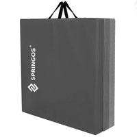 Fitnessmat | 3 Delig | 180 x 60 x 5.5 cm | Grijs Tinten