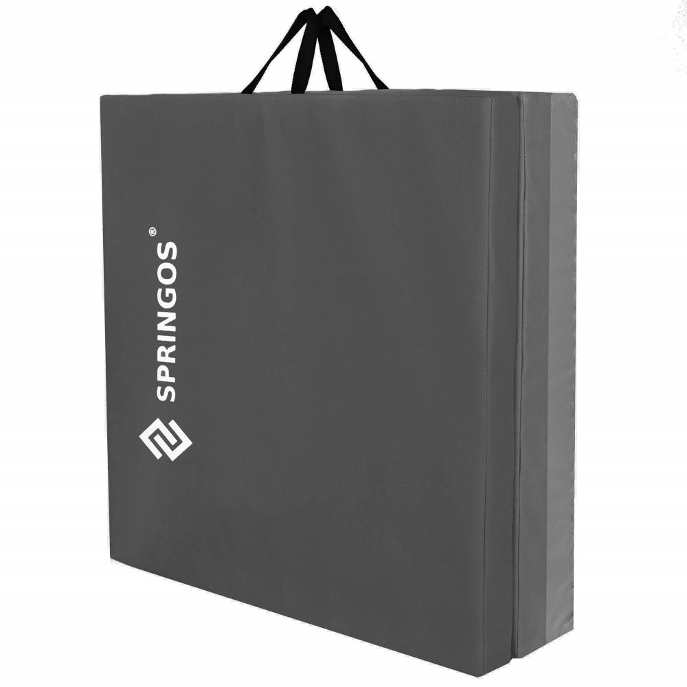 Fitnessmat | 3 Delig | 180 x 60 x 5.5 cm | Grijs Tinten